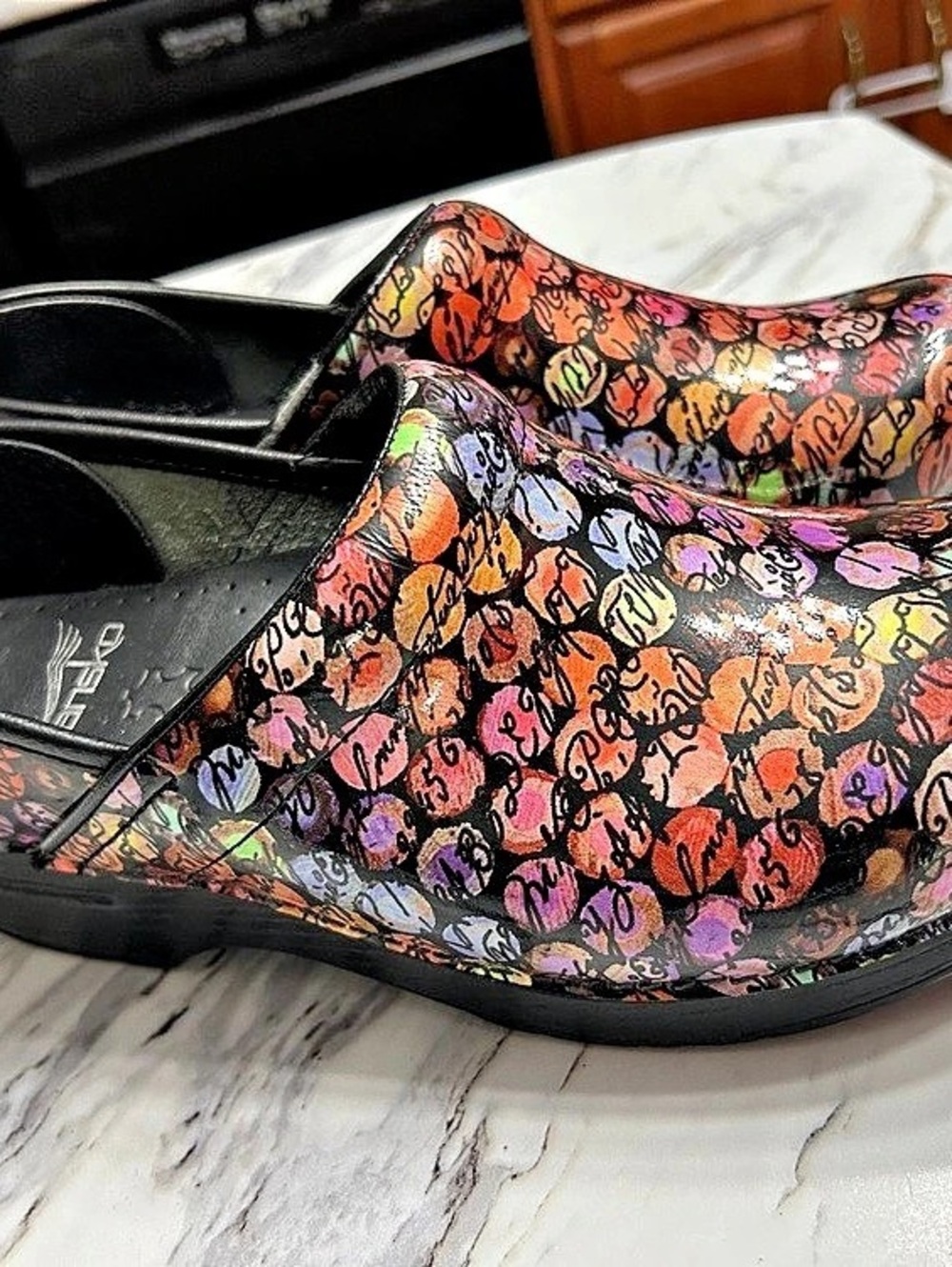 Dansko Professional Clog - Dotty Abstract Patent US 9